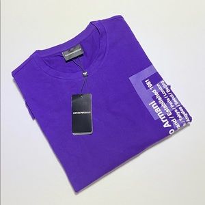 Emporio Armani T-shirt XXL purple